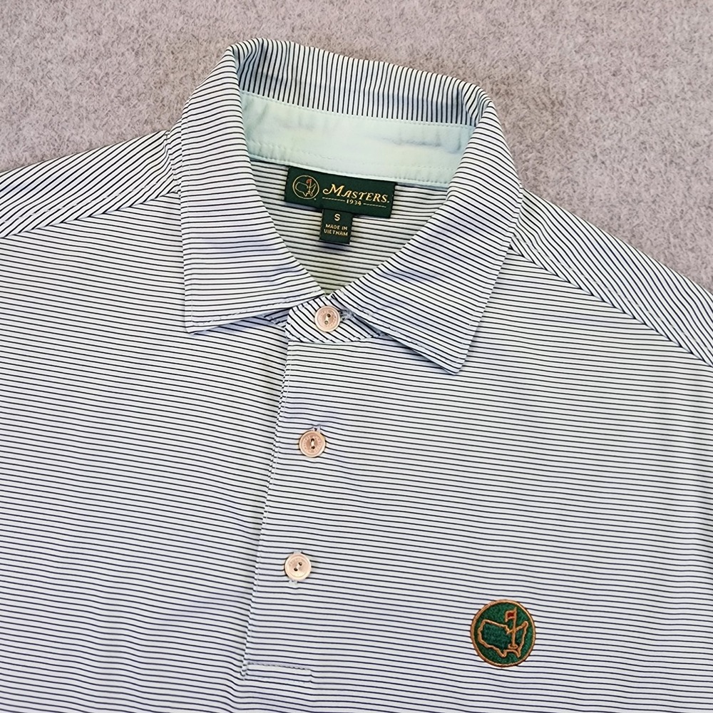 Masters 1934 Berckmans Men Small Striped Golf Polo Shirt Augusta National